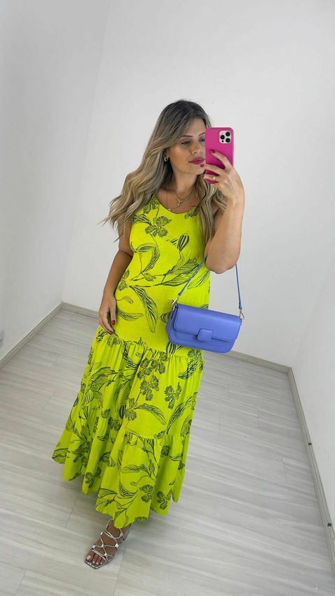 VESTIDO THAINA VERDE LIMA