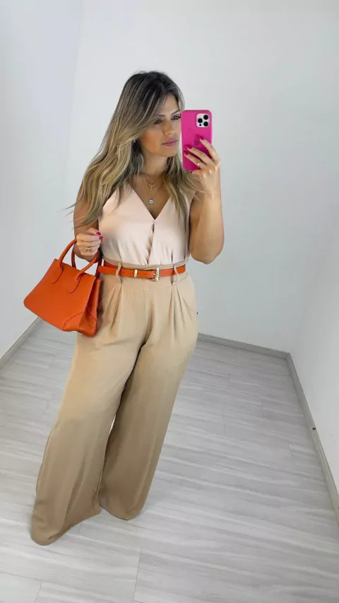 CALÇA PANTALONA NUDE