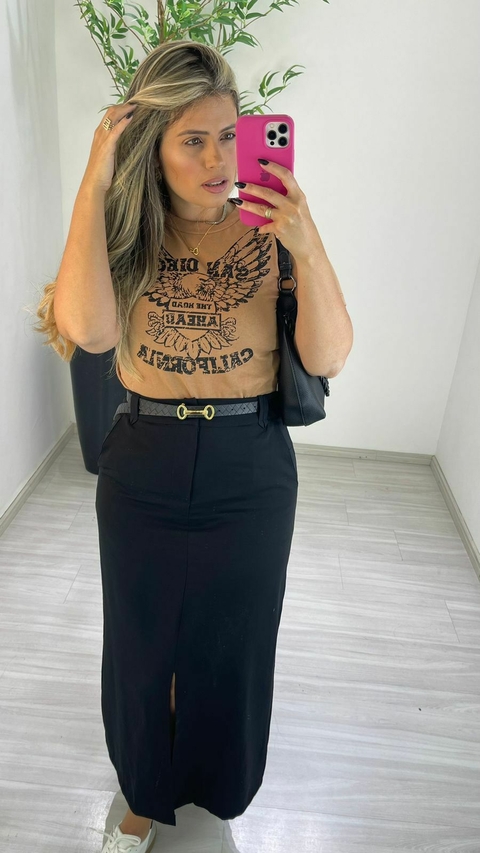 T SHIRT AGUIA MARROM