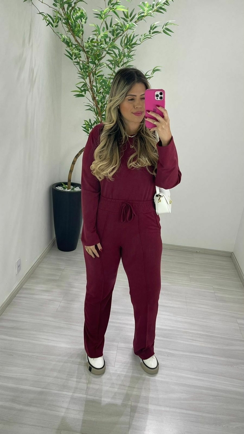 CONJUNTO MOLETINHO CONFORT CHERRY