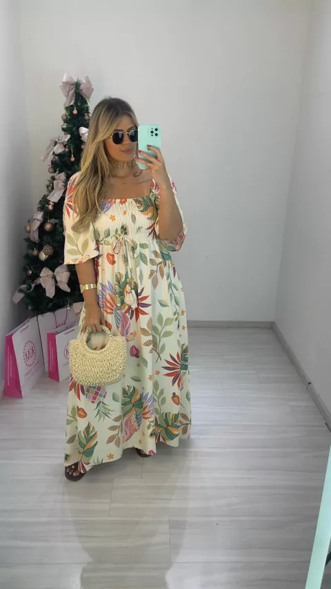 VESTIDO LAURA TROPICAL