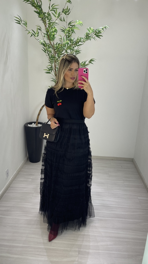 SAIA ROMÂNTICA PRETA