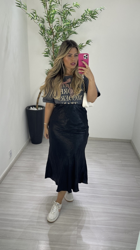 CAMISÃO PARIS LAÇO CINZA