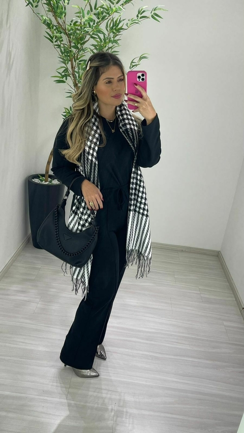 CONJUNTO MOLETINHO CONFORT PRETO