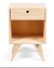 Mesita de luz retro cajón y hueco - tienda online