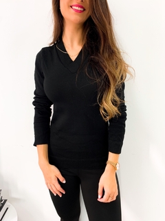 Blusa Gola V Dani Branca - loja online