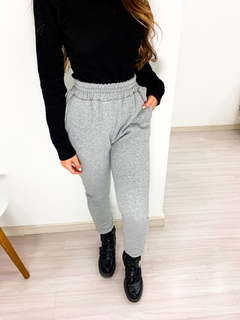 Calça Moletom Flanelada Amanda Cinza (Veste do 36 ao 38) - loja online