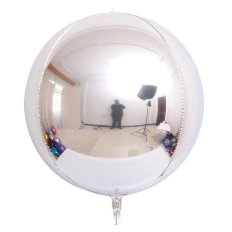 GLOBO ESFERA ORBZ 18´ PLATA