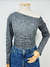 BLUSA FRANZIDOS CINZA - P