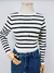 BLUSA LISTRADA ZARA - M