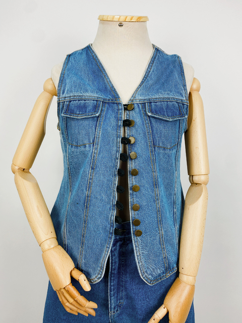 BLUSA JEANS VINTAGE - P
