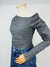 BLUSA FRANZIDOS CINZA - P - comprar online