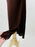 SLIP DRESS MARROM - 38 - loja online