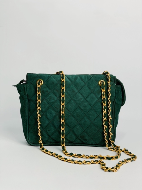 BOLSA VERDE MATELASSÊ