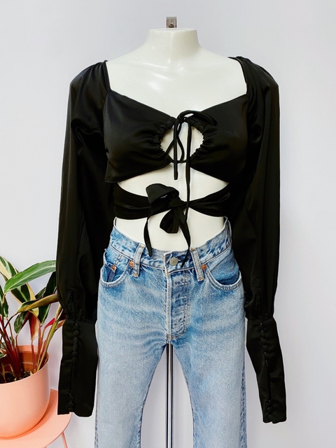 TOP ACETINADO AKOMB - P