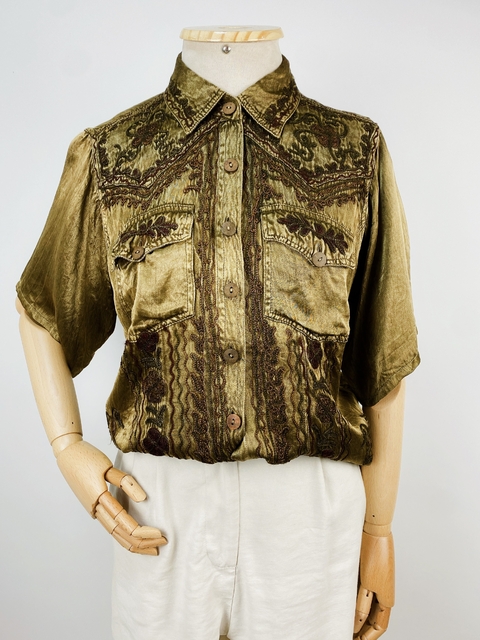 CAMISA BORDADOS - M