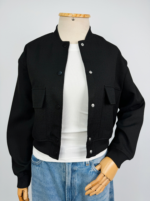BOMBER JACKET PRETA - M