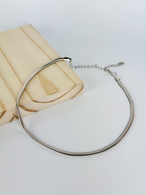 COLAR SNAKE SILVER