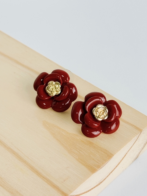 BRINCO ROSE VERMELHO