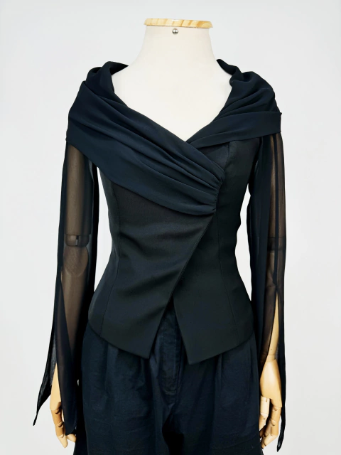 BLUSA ALFAIATARIA - 38