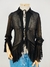 BLUSA TRANSPARÊNCIA ZARA - M