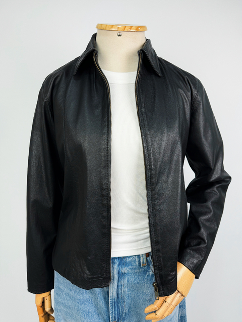 JAQUETA COURO VINTAGE - P