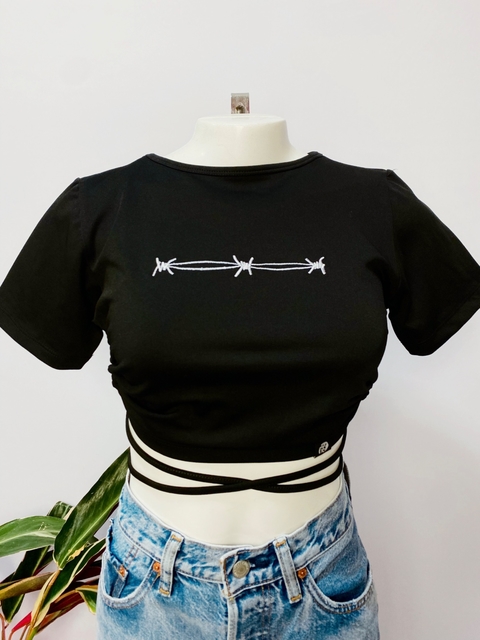 CROPPED PRETO PRIDE - P