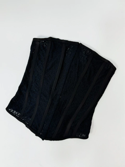 CORSET RENDA PRETO - PP - comprar online