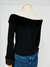 BLUSA PELINHOS PRETA - P - I Need Brechó