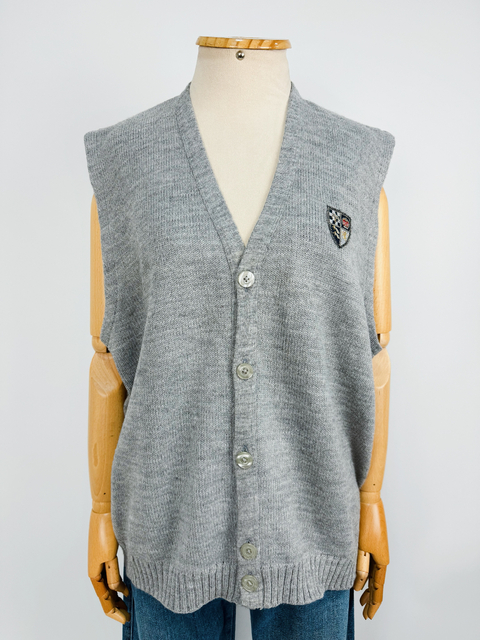 PULLOVER CINZA BRASÃO - G