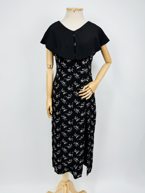VESTIDO VINTAGE FLORAL - M