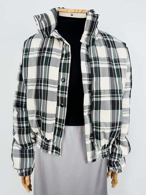 JAQUETA XADREZ PUFFER - M