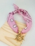 COLAR BANDANA ROSA