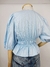 BLUSINHA AZUL AMARRAÇÃO na internet
