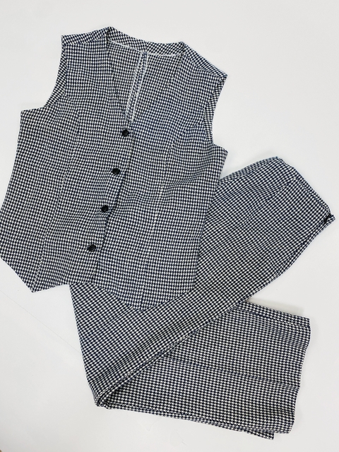 CONJUNTO PIED DE POULE - P