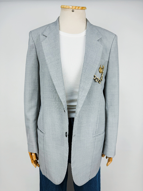 BLAZER CINZA CUSTOMIZADO - M