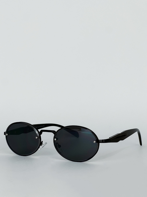 ÓCULOS OVAL PRETO