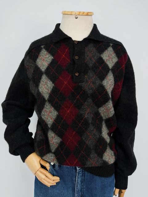 POLO XADREZ ARGYLE VINTAGE - M