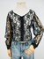 BLUSA RENDA PRETA - P