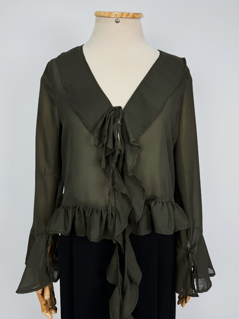 BLUSA BOHO VERDE