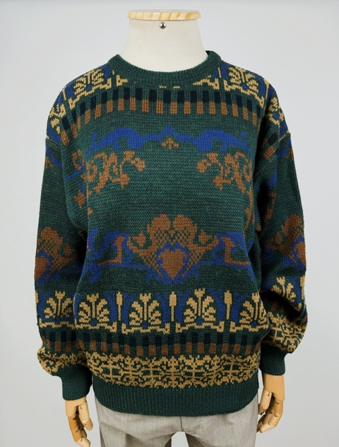 TRICOT ESTAMPADO VINTAGE - G