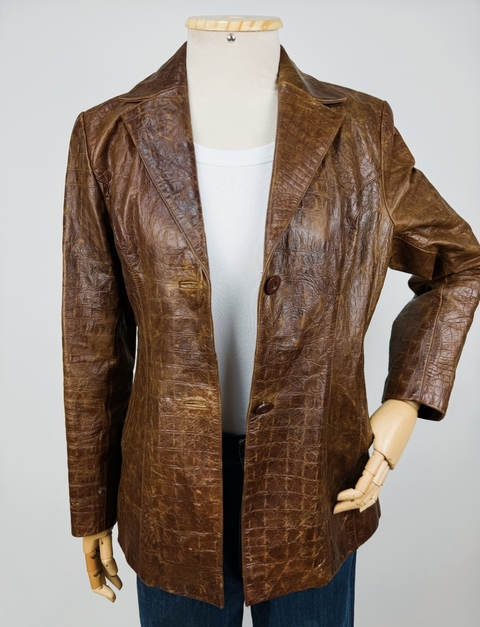 JAQUETA CROCO MARROM - G