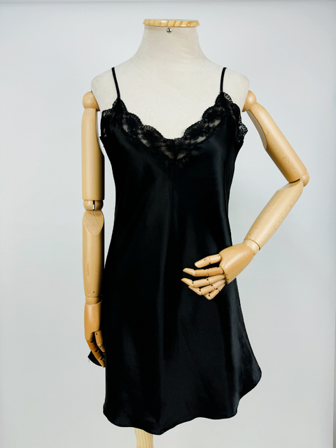 SLIP DRESS PRETO - M