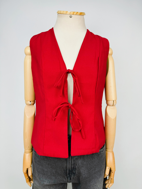 BLUSA AMARRAÇÃO VERMELHA - P