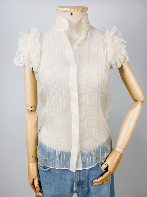 CAMISA MANGA BABADOS - P