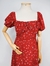 VESTIDO VERMELHO FLORES - G - comprar online