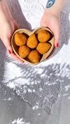 Mini coxinha frango - pacote com 10 unidades congeladas