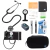 KIT Littmann® Classic III 5811 Preto e Cinza + Esfigmo + Case + Lanterna + Oxímetro + Termômetro + Simulador de Nó + KIT de Sutura + Rélogio