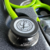 Estetoscópio 3M Littmann Classic III 5875 - Tubo Verde Limão, Acabamento Smoke, Conector Azul - LE Medical