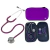 Conjunto Acâdemico - Estetoscópio 3M Littmann® Classic III 5831 Roxo + Case Premium para Estetoscópio LE Medical Roxo